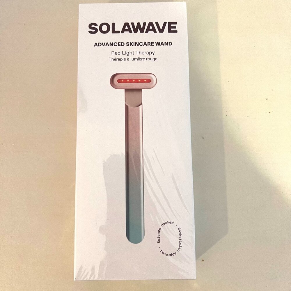 NEW, UNOPENED SOLAWAVE RED LIGHT THERAPY WAND